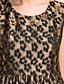  ts vintage floral broderi ermeløs prinsesse kjole