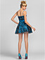  Ball Gown Spaghetti Straps Short/Mini Tulle Cocktail Dress