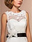  Sheath/Column Bateau Short/Mini Lace Wedding Dress