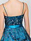  Ball Gown Spaghetti Straps Short/Mini Tulle Cocktail Dress