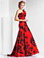  Trumpet/Mermaid One Shoulder Floor-length Taffeta Evening Dress