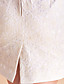  TS Gold Embroidery Round Neck Suit Style Sleeveless Sheath Dress