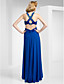  A-line Straps Ankle-length Knitwear Evening Dress