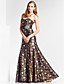 Sheath/Column Sweetheart Floor-length Sequined Evening Dress