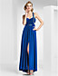  A-line Straps Ankle-length Knitwear Evening Dress
