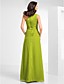 Chiffon Sheath/Column One Shoulder Floor-length Evening Dress inspired by Sigourney Weaver at Golden Globe