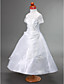  Ball Gown Jewel Floor-length Taffeta Flower Girl Dress