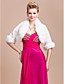  Elegant Long Sleeve Faux Fur Evening/Wedding Jacket/Wrap