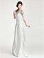 A-line One Shoulder Floor-length Chiffon And Satin Bridesmaid Dress