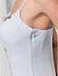  Sheath/Column V-neck Spaghetti Straps Knee-length Knitwear Cocktail Dresses