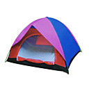Camping Tent 2 Persons + luminum Foil Dampproof Mat+ Tent Light 24 LED (Start From 10 Units)