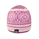 SAMII Jacquard Argyle Knit Beanie Cap Hat-Purple (0016) (Start From 20 Units)-Free Shipping