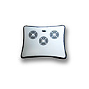 Notebook Cooler Pad with 3 Built-In Fans / Silver (509) (Start From 12 Units)-Free Shipping