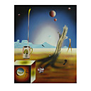 Handmade Modern Art Oil Painting on Canvas With Wood Frame/ High quality (ZS-007)-Free Shipping