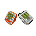 1.5inch super 260k chiaro schermo a colori OLED vero MP4 / MP3 player watch 1gb nero / arancio (e4u-176)