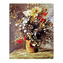 Handmade Flowers Art Oil Painting on Canvas With Wood Frame/High quality (GDH-156)-Free Shipping