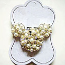 korea haarspeldjes decroated met parel / strass (yff224) (vanaf 50 stuks)