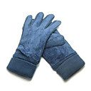dedo de la mano del hombre completo, con guantes de cuero forrados de punto de muñeca (yff105) (comienzo a partir de 60 unidades) envío gratuito