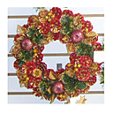 PVC 40CM Indoor Outdoor Christmas Pine Wreath (SDZS010)(Start From 50 Units)-Free Shipping