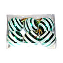 ensemble de 6 ballon vert des décorations de Noël, 6cm (sdbg062) (à partir de 100 unités)-Livraison