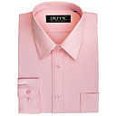 klassieke mannen lange mouw gingham rimpel dress shirt (qrj008)-gratis verzending per luchtpost