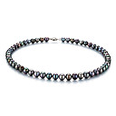 overtone multi-7.5-8mm aa colar de pérolas de água doce 16 "comprimento (dszz019)