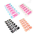 600 PC Crystal Design Art Acrylic False Nails Tips 8 Styles