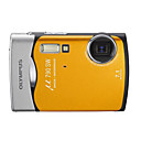 Olympus mju 790 SW + arancio 7.4mp fotocamera digitale spedizione gratuita