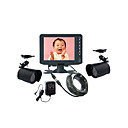 5-inch Wired Baby Monitor With Two Wired Night Vision CCD Cameras