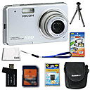 Ricoh Caplio R50 10.0mp digitale camera + 2GB SD-kaart + extra accu + 6 bonus