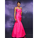 Trompete Riemen bodenlangen Taft prom / Abendkleid (hsx320) (ab 3 Stück) versandkostenfrei