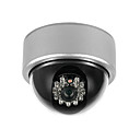 1 / 4 de pulgada aguda visión nocturna ccd 20m cúpula cámara con cable adaptador de CA (szq299)