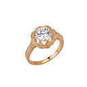 18K Gold Plated Shining Cubic Zirconia Ring - CZ Ring RYX3-0057 (SZY309)
