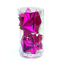 bola de navidad ornamento 6cm rubí estrellas ornamento m4/06abl239 (ro) (zsd179) (comienzo de 10 unidades)