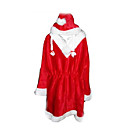 SANTA costume de luxe cute christmas dame robe et un chapeau (sdq289)