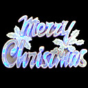 Double Faced Mesh Silhouette Santa Light (SDQ354)