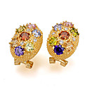 Stylish Beetle Cubic Zirconi Earring - Cubic Zirconia Earring 81012 - 26 (SZY670)