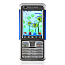 Mobile  K630i Quadri-bande double carte Sim Argenté-bleu (SZR058)