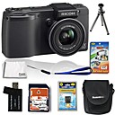 Ricoh Caplio GX200 12.4MP Digital Camera with 2.7-inch LCD + 8GB SD + Battery + 6 Bonus (SZW627)