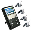 2.5" TFT 2.4GHZ Four Channel MP4 DVR Baby Monitor Kit with 4x Night Vision wireless Camera(SZQ388)