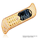 goldvish triple banda de diamantes de oro de estilo teléfono celular de oro (szr384)