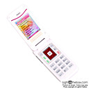 ZTC VIP8000  Dual Card Dual Band Flip Phone White&Purple (SZR398)