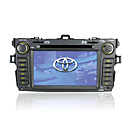 7-polegadas touch screen 2 din no carro-traço dvd player para toyota corolla com função GPS (szc595)