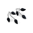 Stylish Onyx Branches Earring Stud - Sterling Silver Earring e21647 (SZY1113)