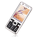 banxing N100 Dual-Karte Quad-Band Dual-Kamera Touch-Screen-TV Handy Silber (szr675)