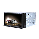 7-pulgadas 2 Din pantalla táctil en el tablero de coches reproductor de DVD incorporado en el sistema GPS de doble zona ak-7001