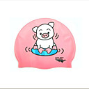 Brand New SPURT Pink Children Kids Silicone Swim Swimming Caps (KYF028)