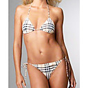 Hot Popular Beige Two Piece Bikini Swimwear Swimsuit, Size M, L, XL (KFP003)