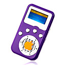 4gb mini mp3 players com alto-falante roxo (szm211)