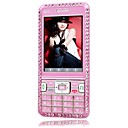 BLT a5808 dual card ultra-dunne diamant mobiele telefoon roze (niet voor VS / Canada)